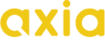 axia logo yellow white